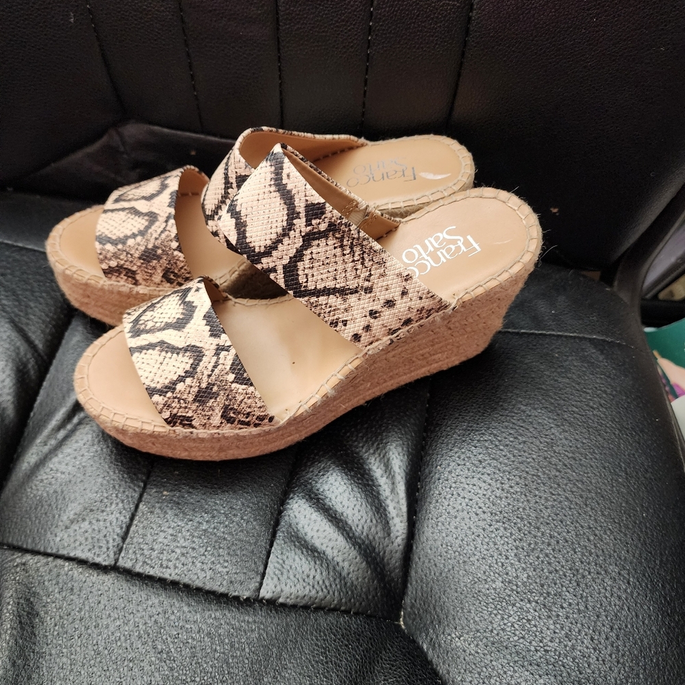 Espadrille Wedge Sandals - Picture 2 of 3